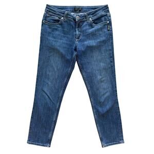 Silver Suki‎ Skinny Crop Jeans Women's Size 29 29x25 Blue Mid Rise Preppy